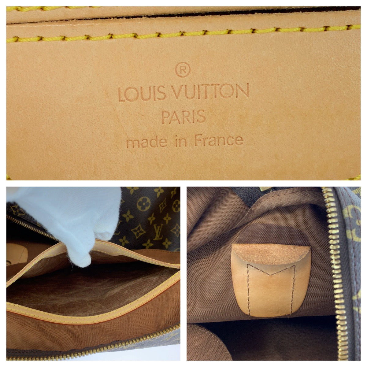 Louis Vuitton Monogram Sac Polochon 2way Bag