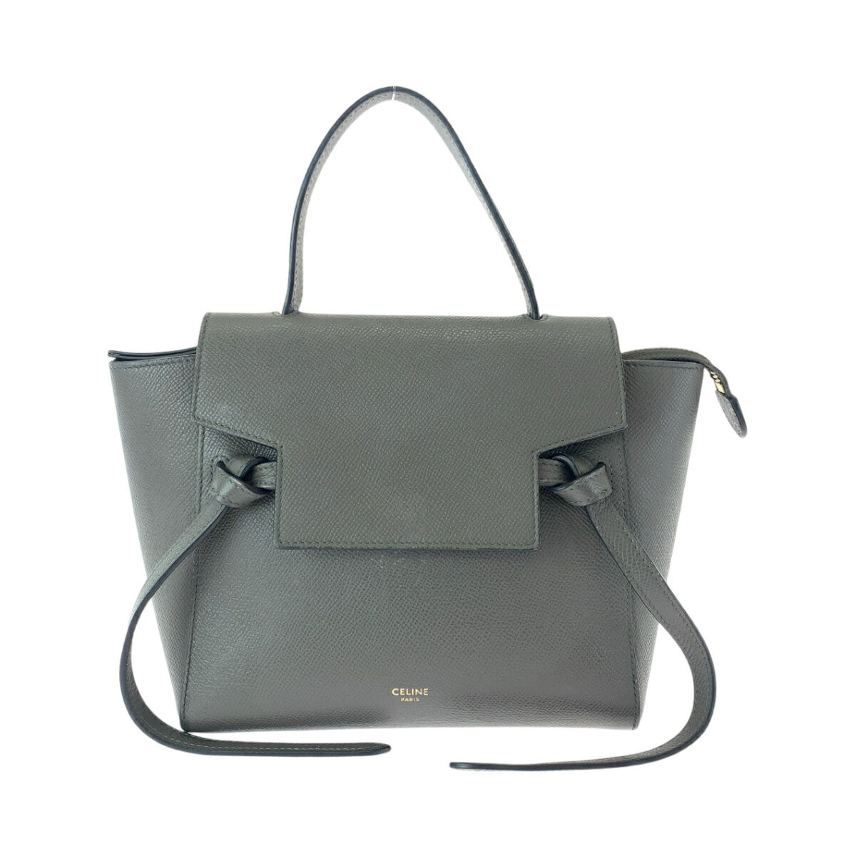 Celine Nano Belt Bag Gray Calf Leather