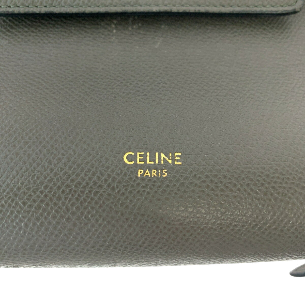 Celine Nano Belt Bag Gray Calf Leather