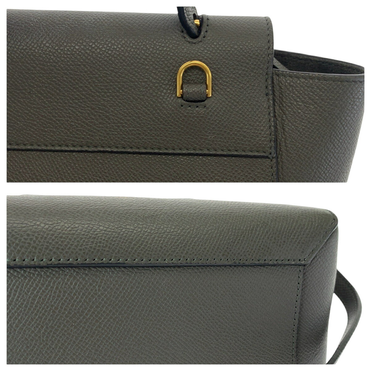 Celine Nano Belt Bag Gray Calf Leather