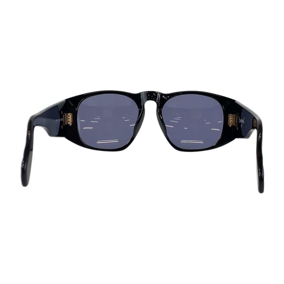 Chanel Matelasse Coco Mark Sunglasses Black