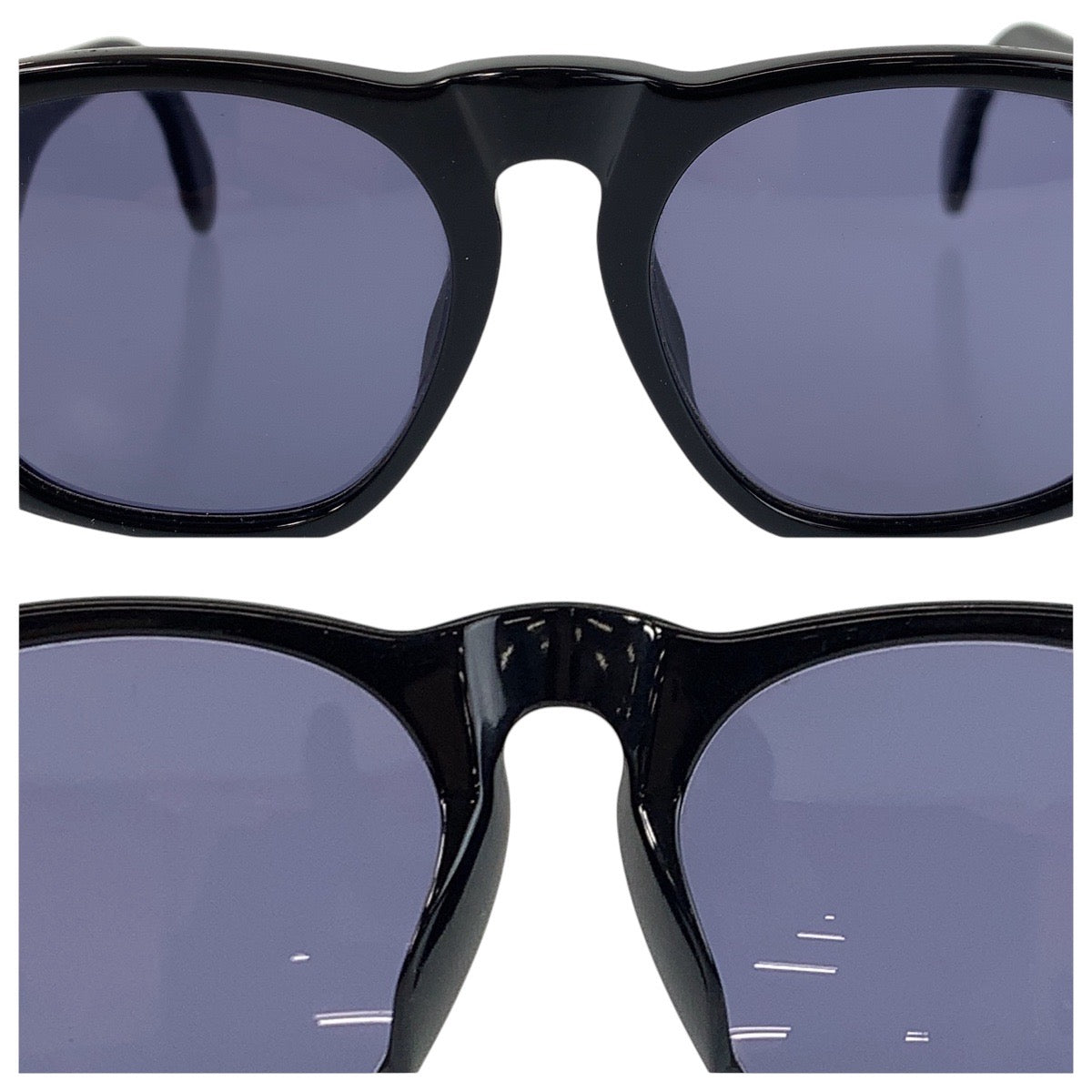 Chanel Matelasse Coco Mark Sunglasses Black