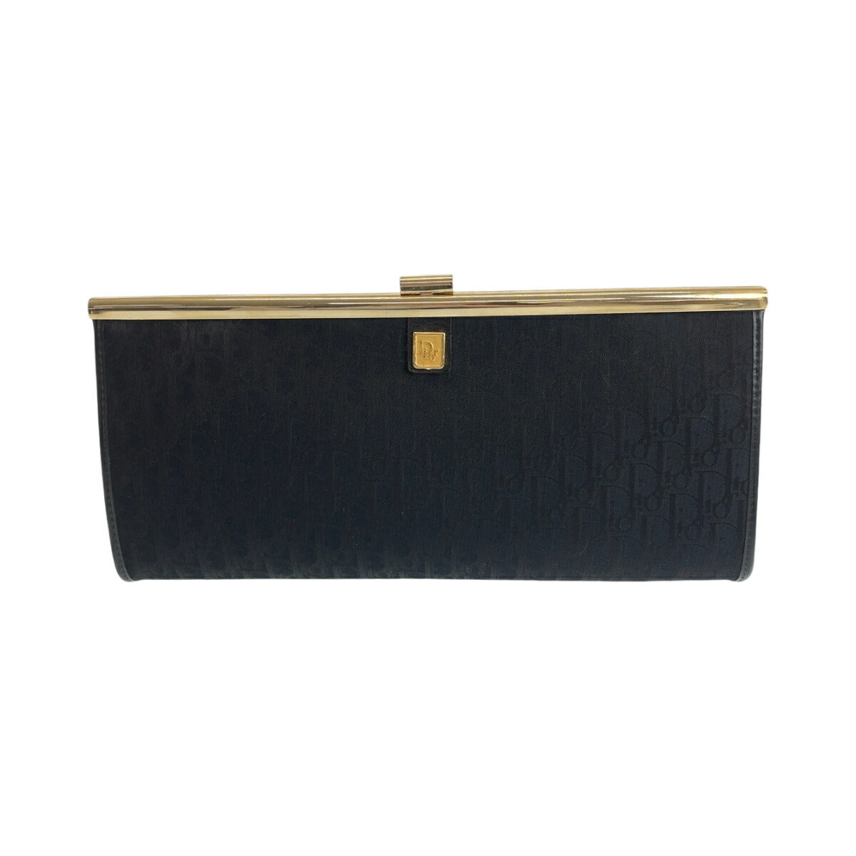 Dior Vintage Trotter Canvas Clutch Bag