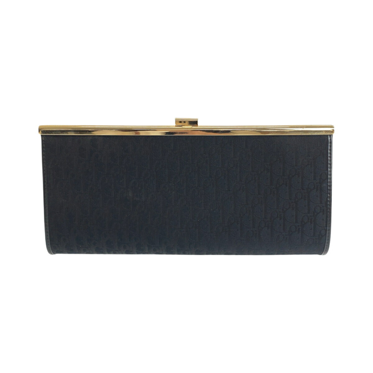 Dior Vintage Trotter Canvas Clutch Bag