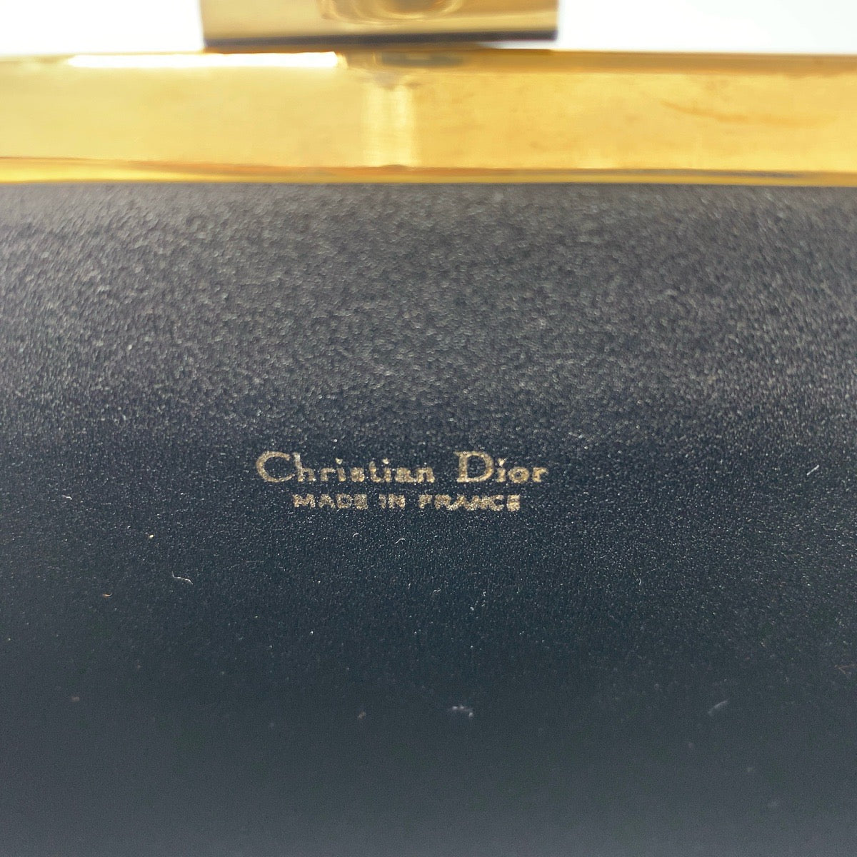 Dior Vintage Trotter Canvas Clutch Bag