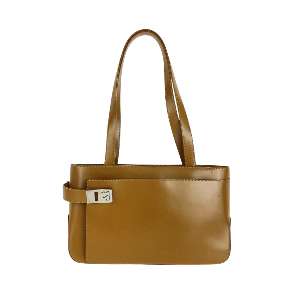 Salvatore Ferragamo Leather Gancini Tote Bag