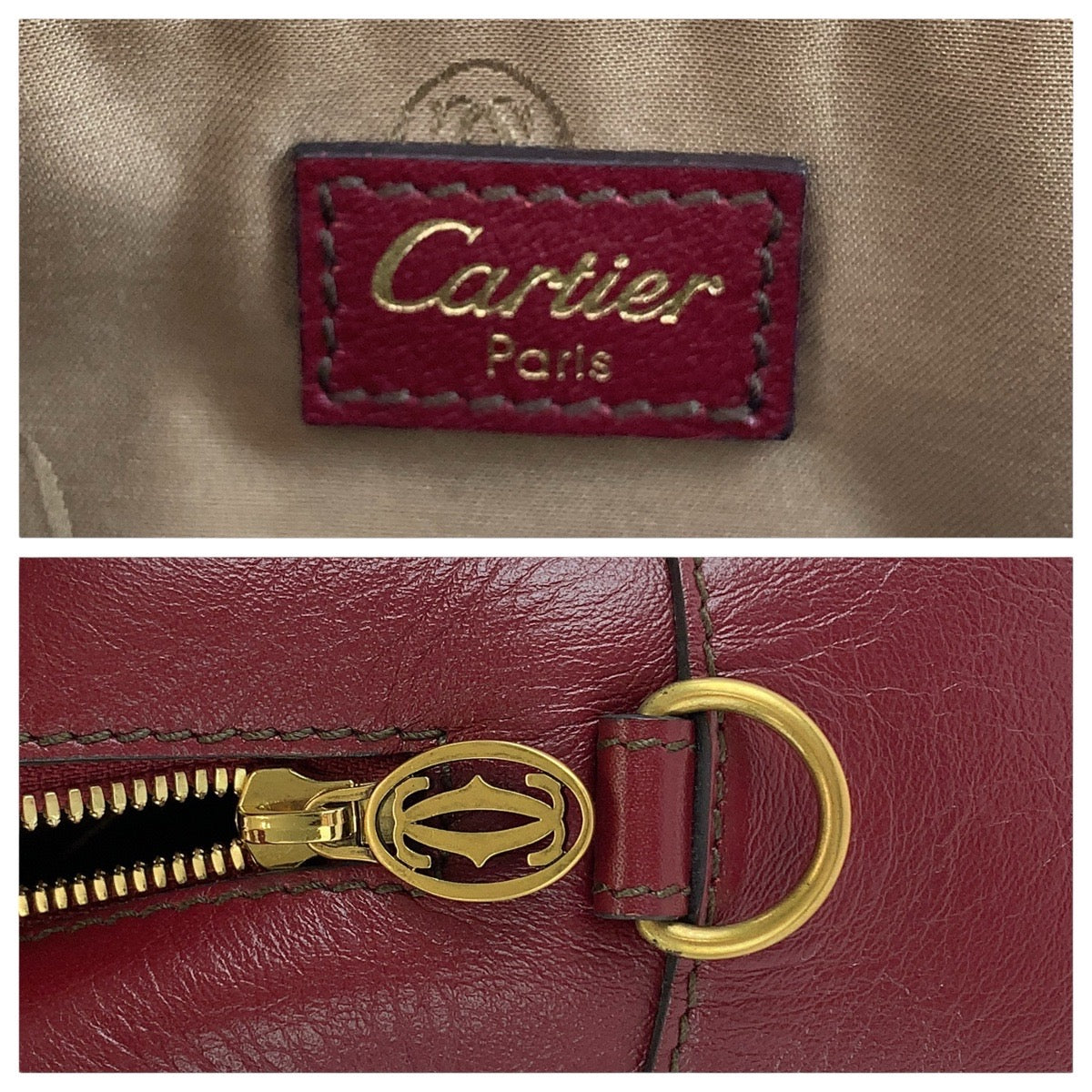 Cartier Marcello Leather Tote Bag