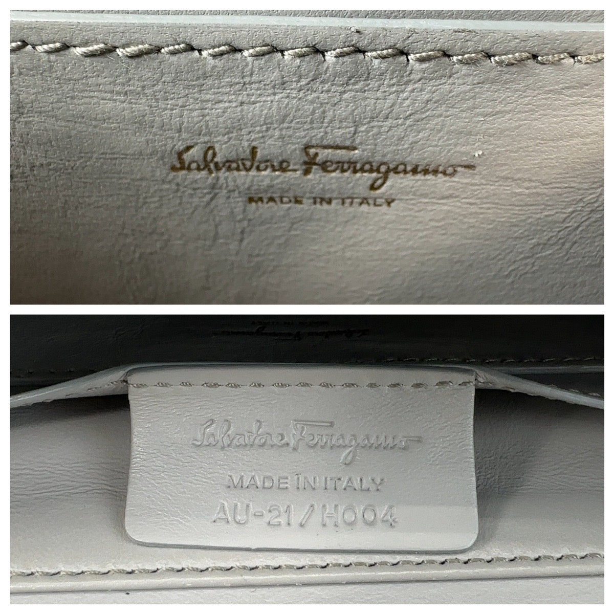 Salvatore Ferragamo Leather Gancini Shoulder Bag