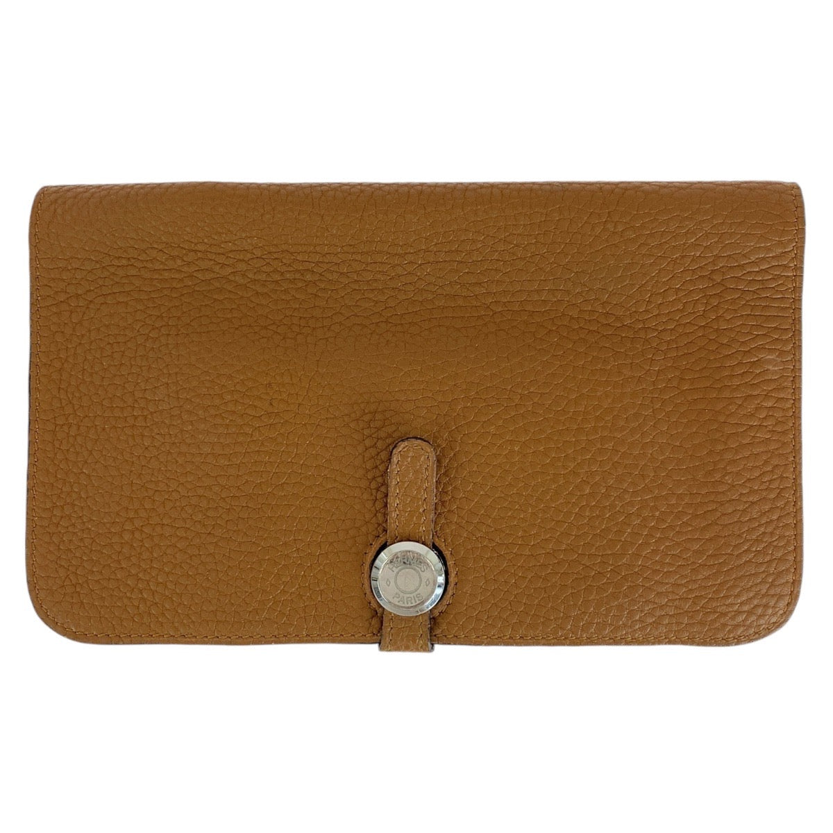 Hermes Dogon GM Long Wallet Light Brown