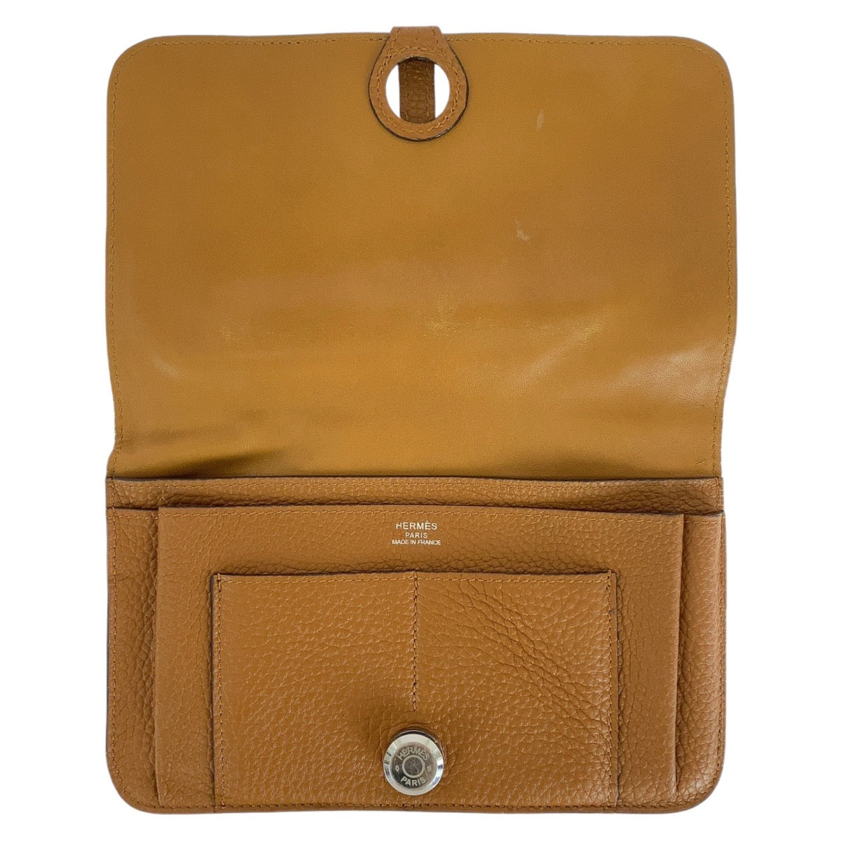 Hermes Dogon GM Long Wallet Light Brown