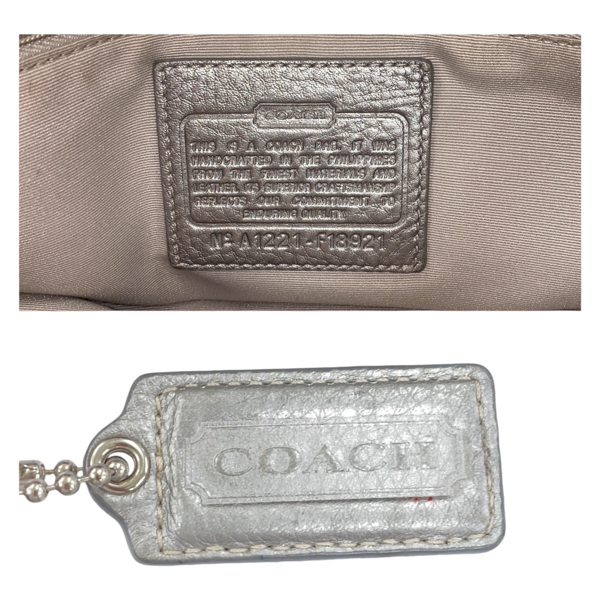 Coach Signature PVC Tote Bag