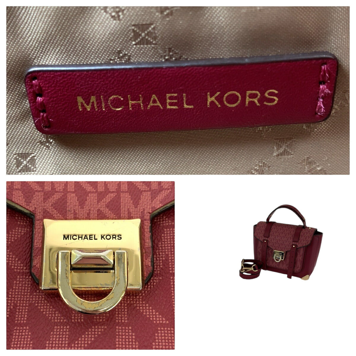 Michael Kors Leather Manhattan Handbag