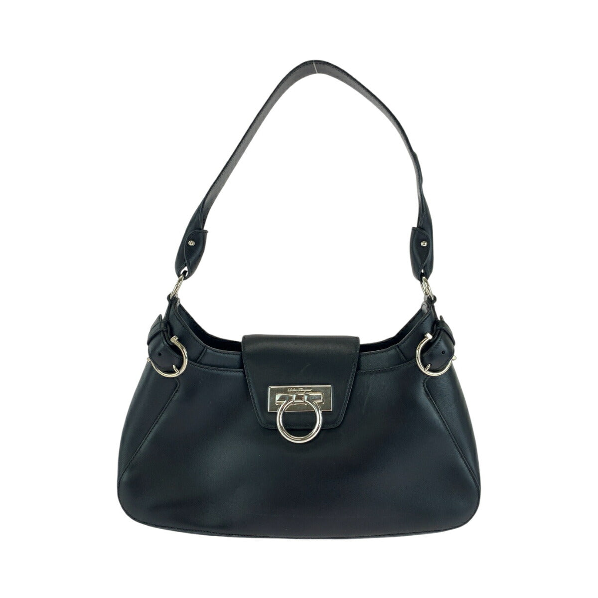 Salvatore Ferragamo Leather Gancini Shoulder Bag