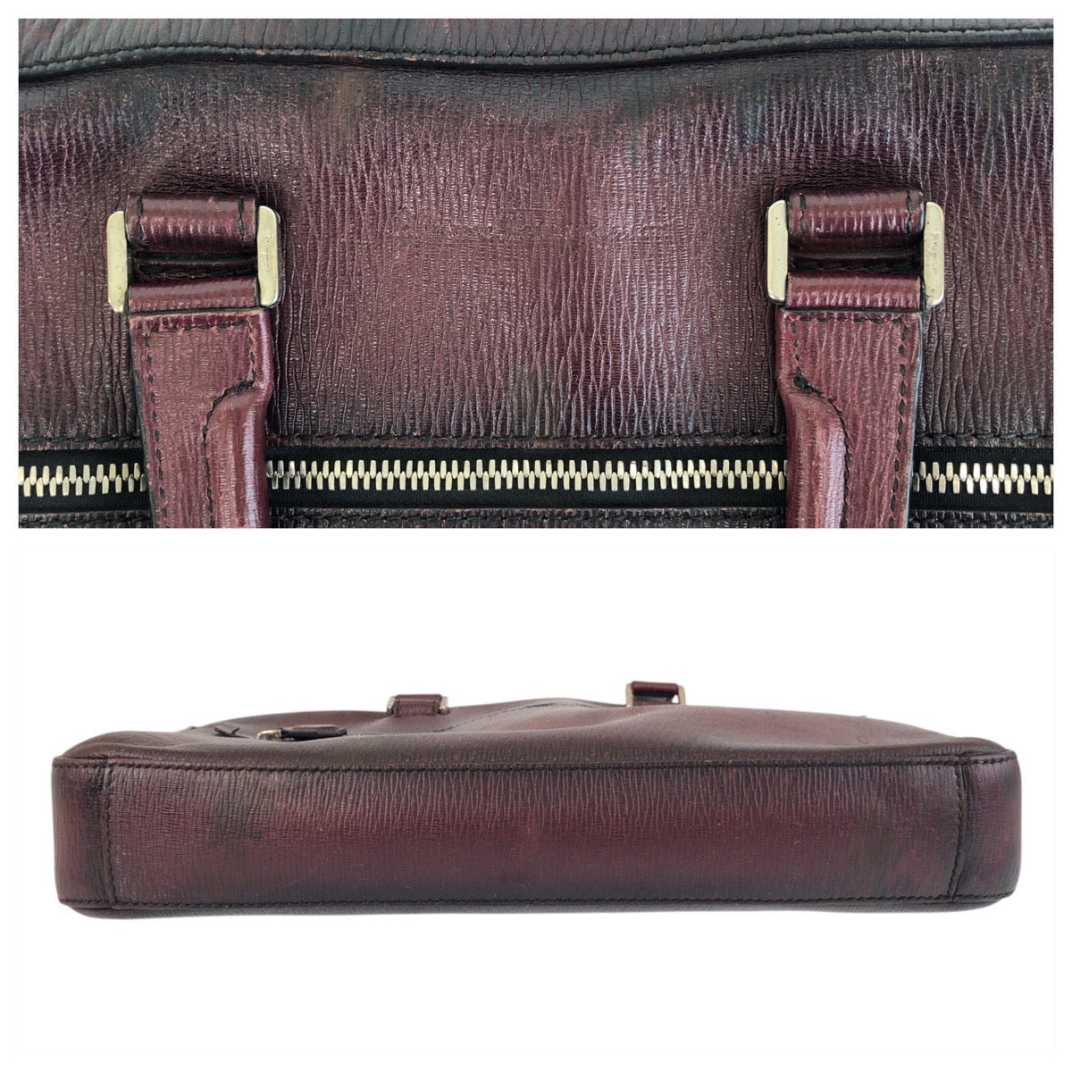 Salvatore Ferragamo Leather Briefcase