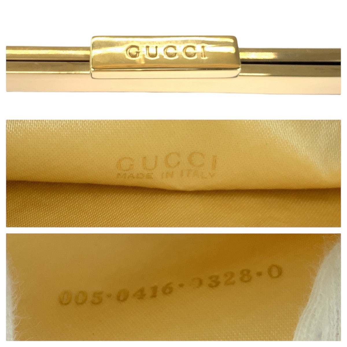 Gucci Vintage Satin Handbag Vanity Bag