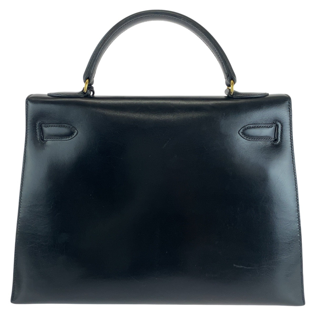 Hermes Vintage Kelly 32 Black Handbag