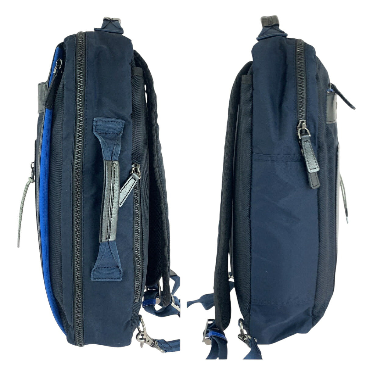 LANVIN en Bleu Canvas 2way Backpack