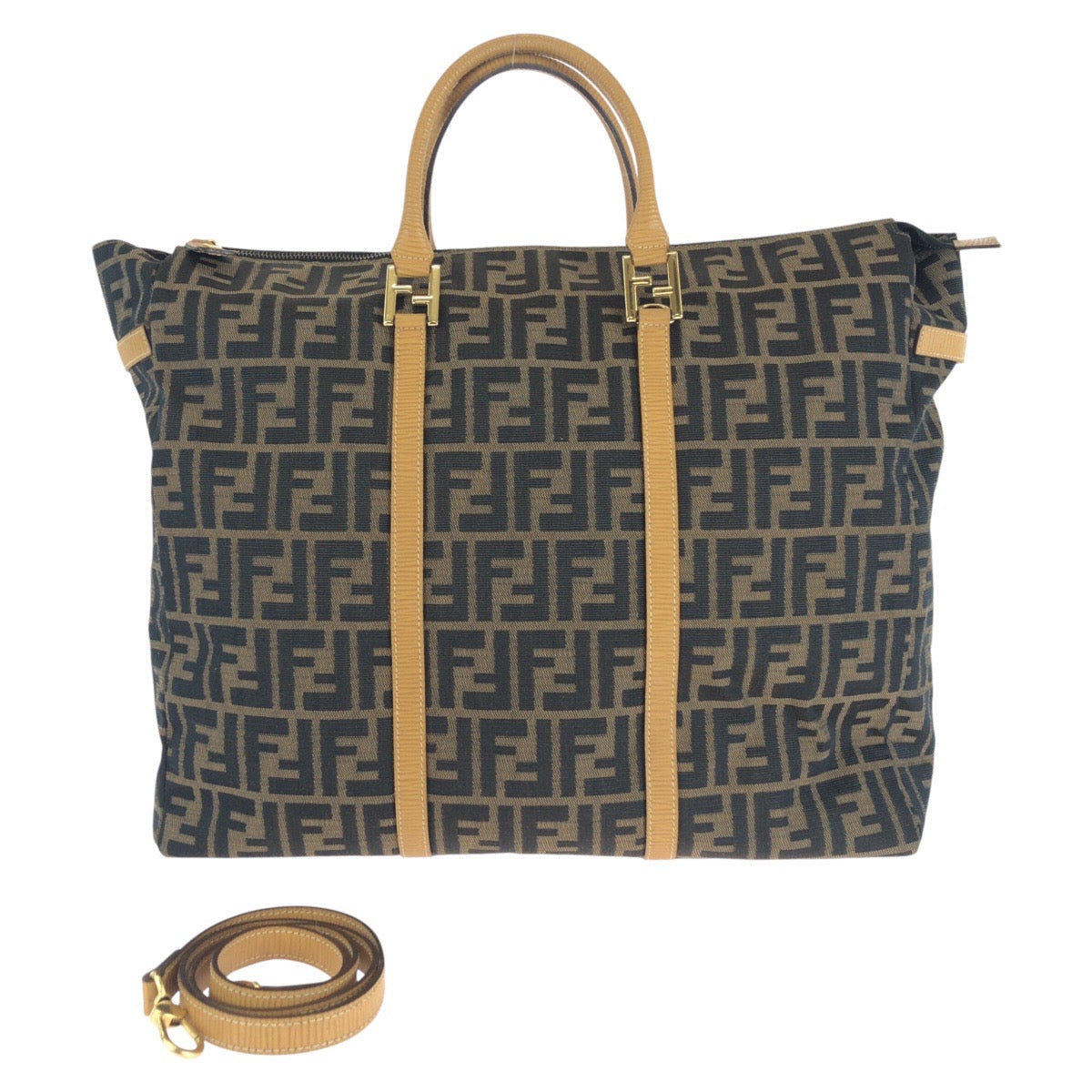 Fendi Vintage Zucca Canvas 2WAY Tote Bag