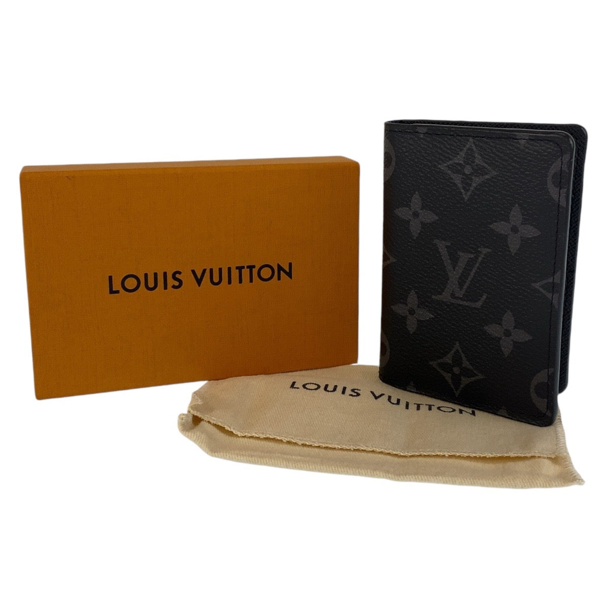 Louis Vuitton Monogram Eclipse Card Case M61696