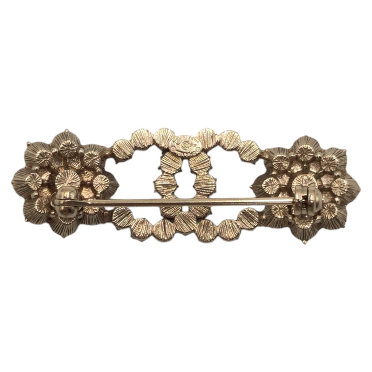 Chanel Rhinestone Coco Mark Brooch