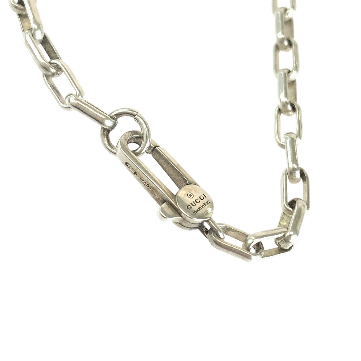 Gucci Interlocking Silver SV925 Necklace Pendant