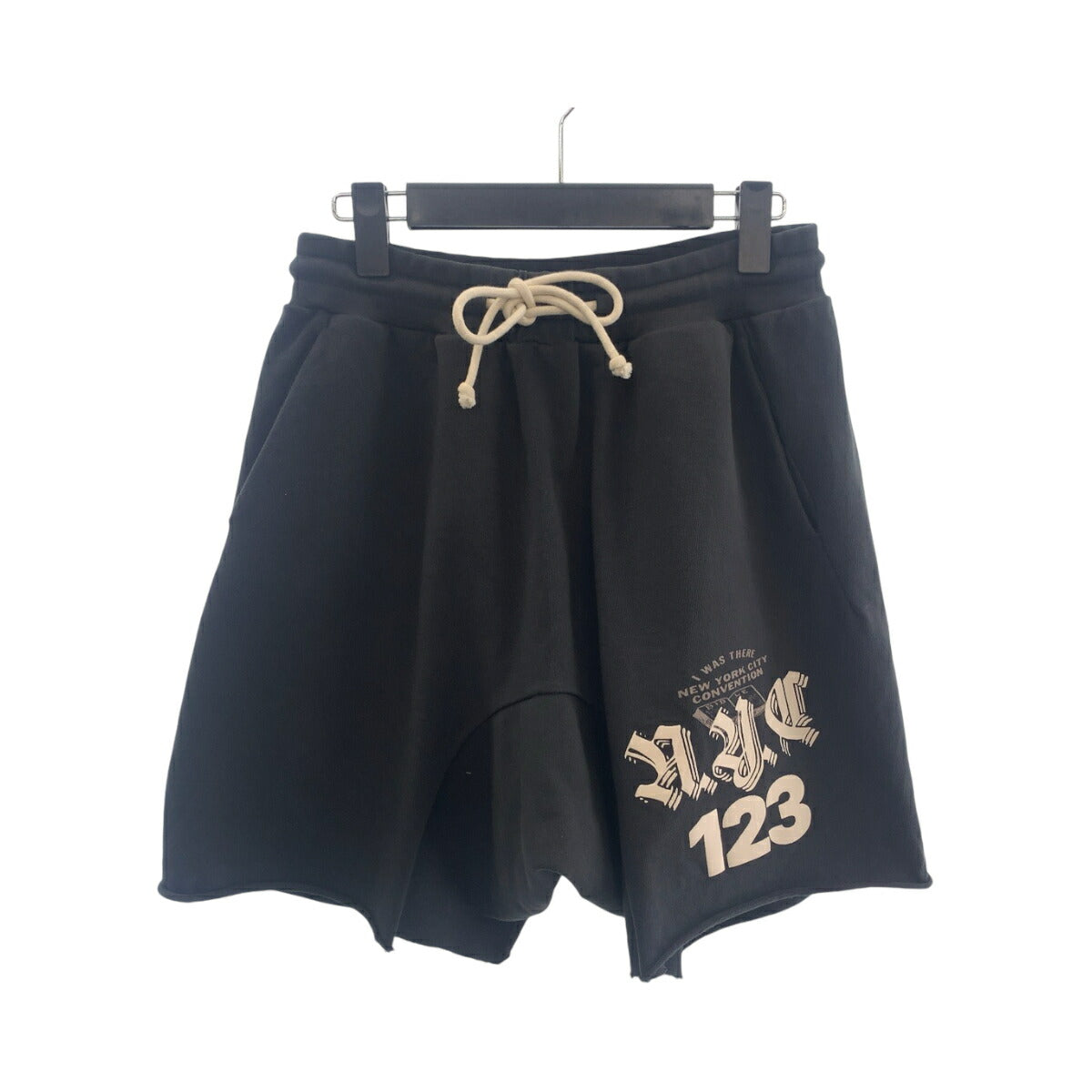 RIVNGTON roi Rebis Cotton Shorts Black White