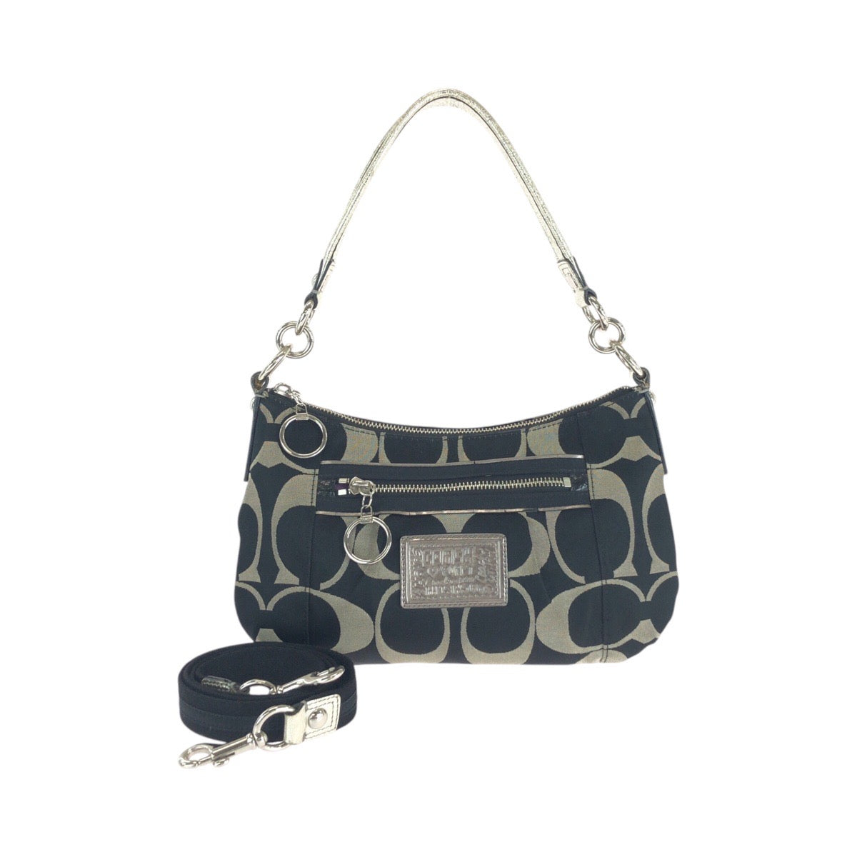 Coach Signature Canvas 2WAY Shoulder Handbag