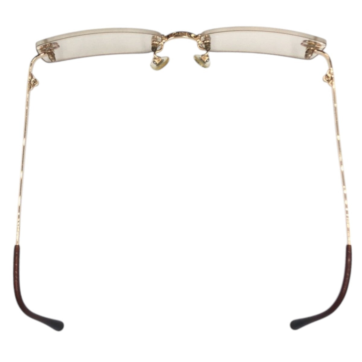 Chanel Coco Mark Frameless Metal Eyeglasses