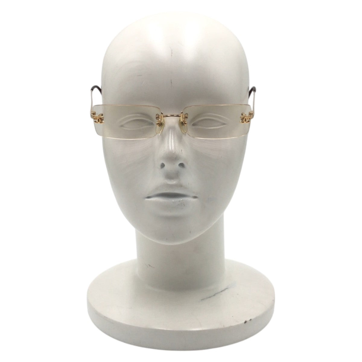 Chanel Coco Mark Frameless Metal Eyeglasses