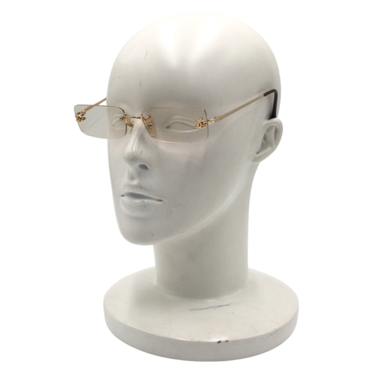 Chanel Coco Mark Frameless Metal Eyeglasses