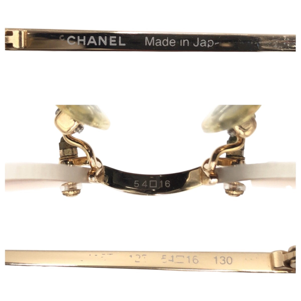 Chanel Coco Mark Frameless Metal Eyeglasses