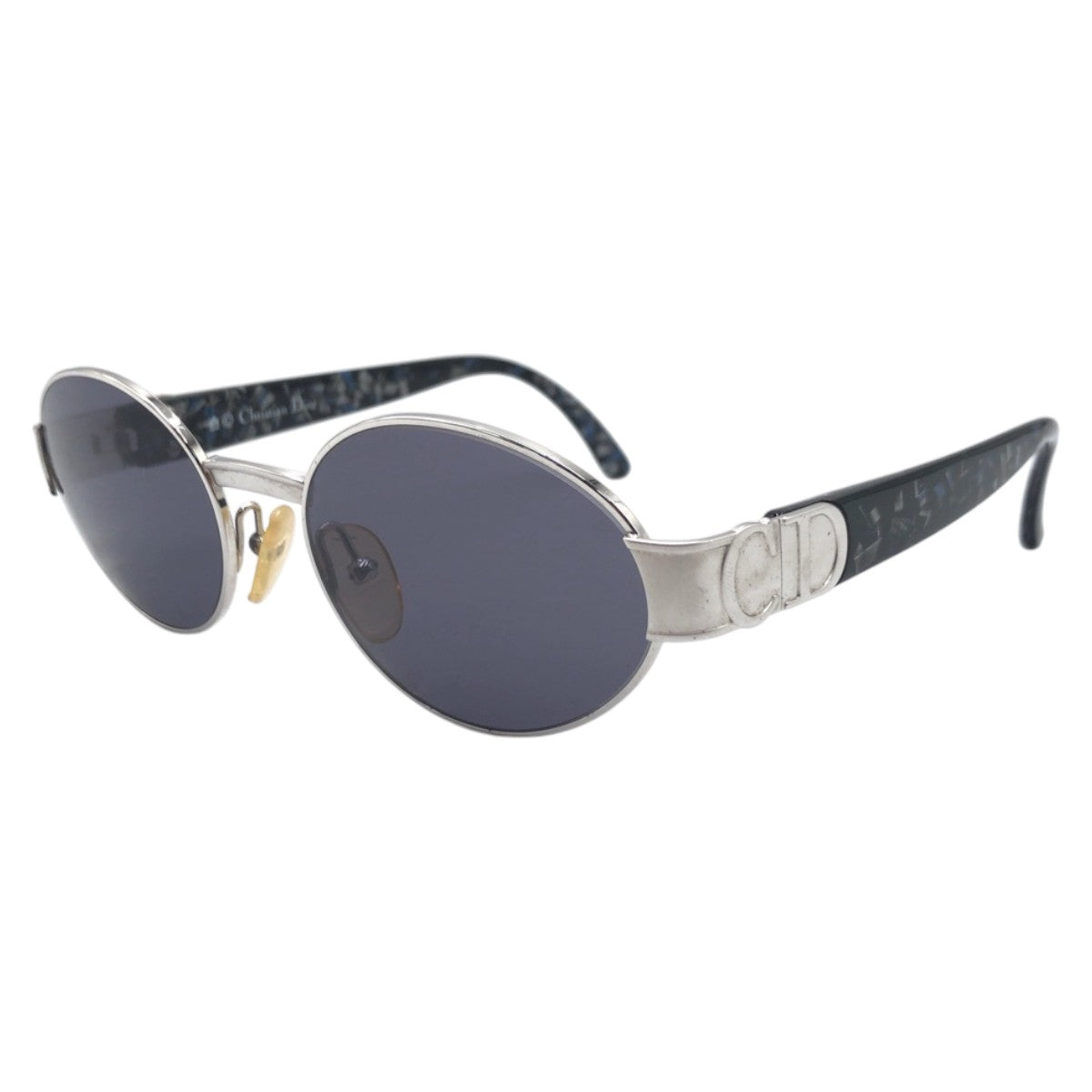 Dior Vintage CD Logo Round Sunglasses