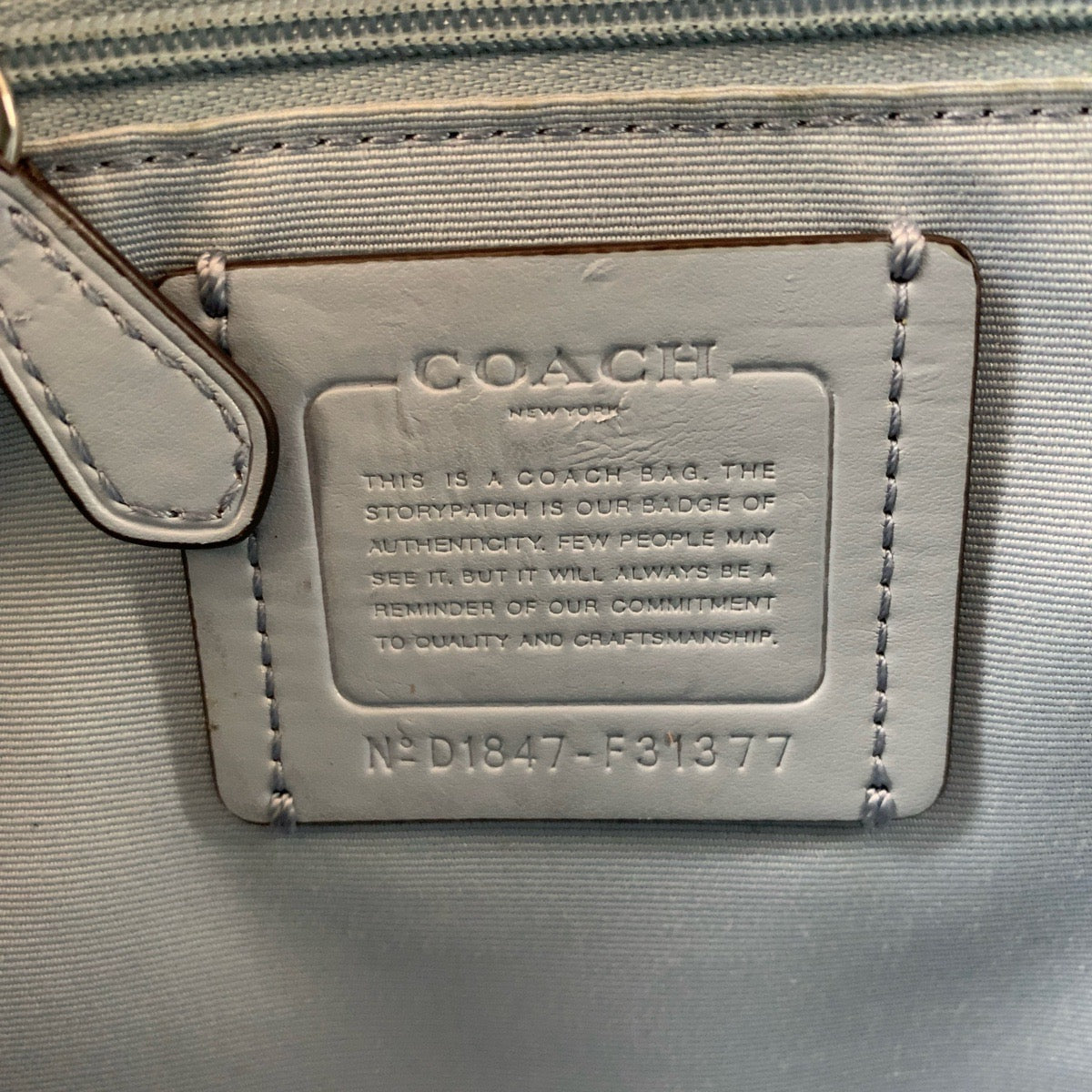 Coach Leather 2way Shoulder Handbag F31377