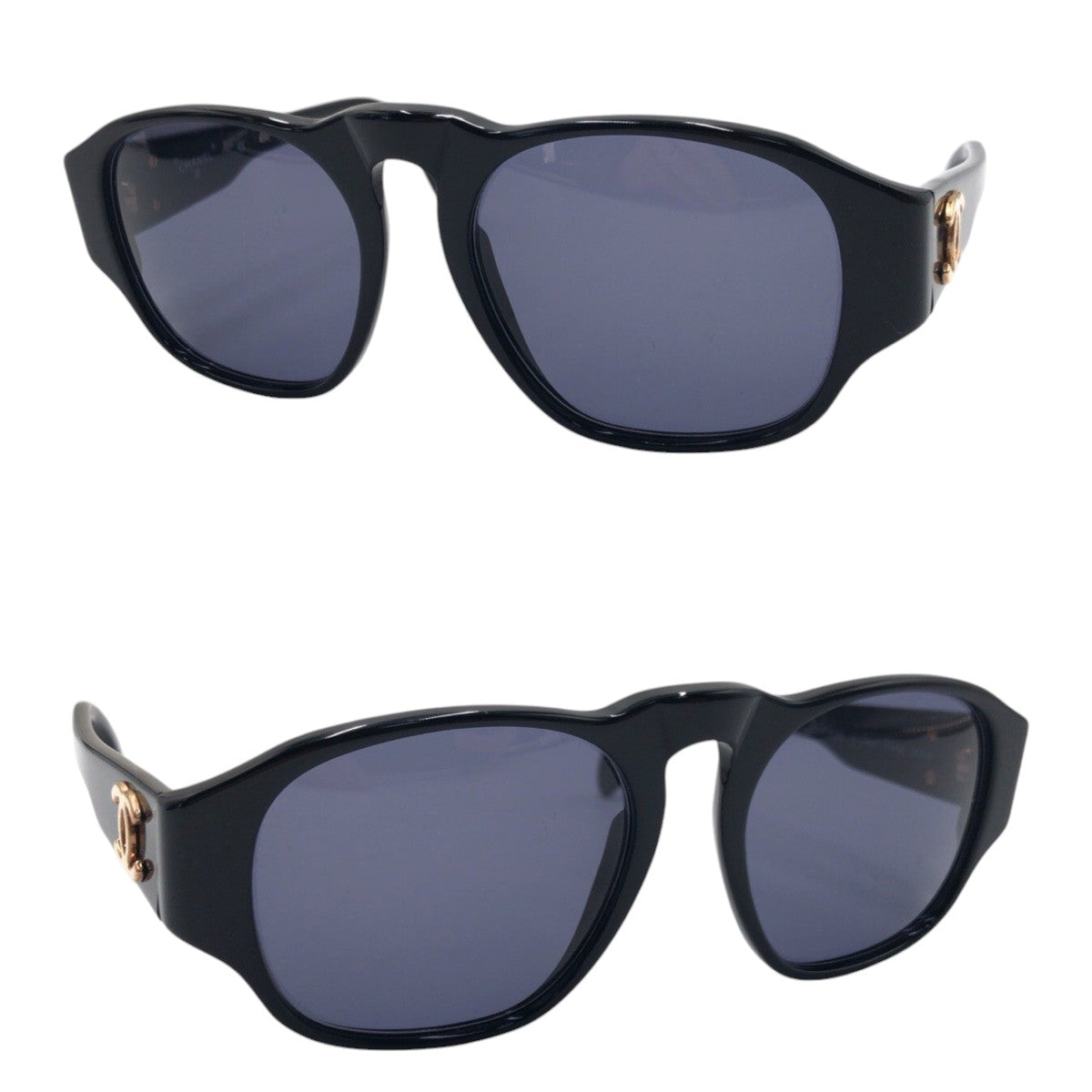 Chanel Vintage Coco Mark Plastic Sunglasses