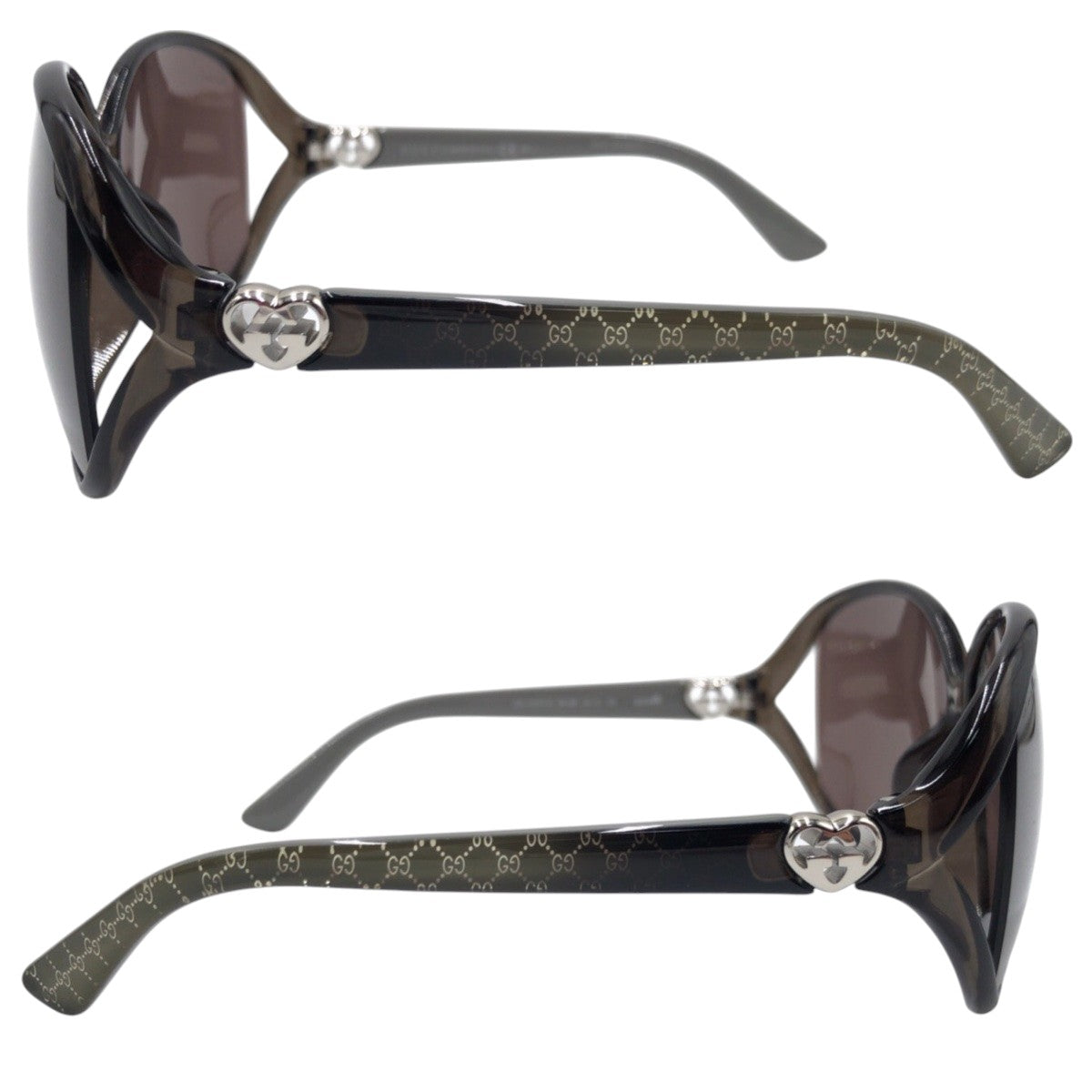 Gucci Interlocking G Heart GG Sunglasses