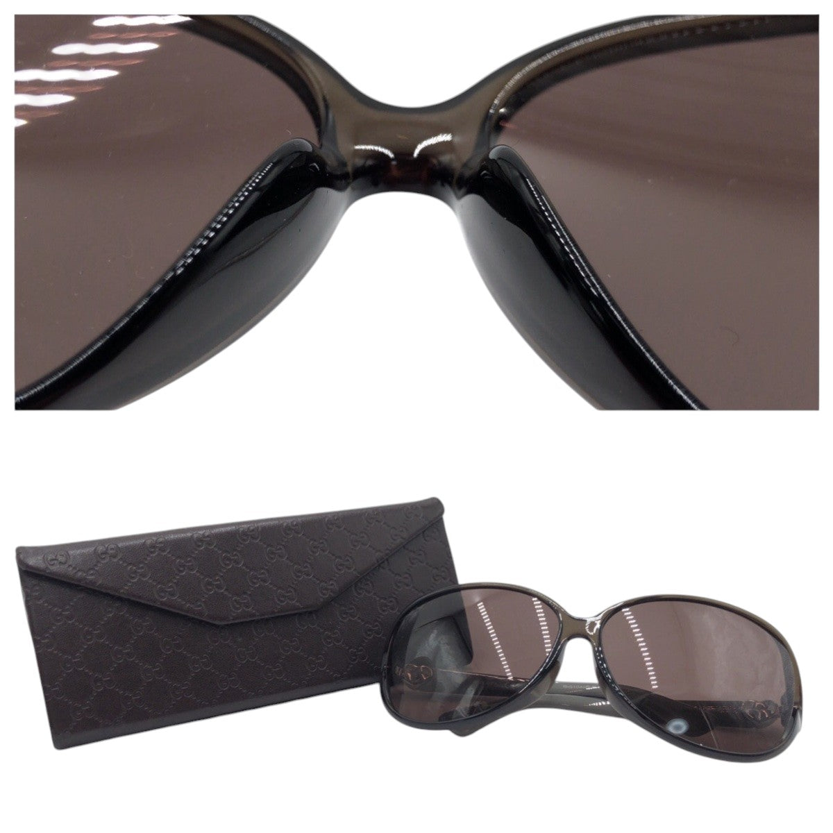 Gucci Interlocking G Heart GG Sunglasses