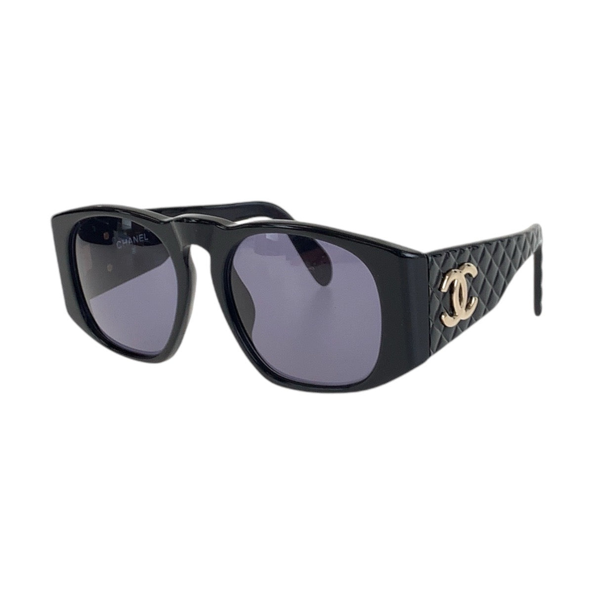 Chanel Vintage Matelasse Coco Mark Sunglasses