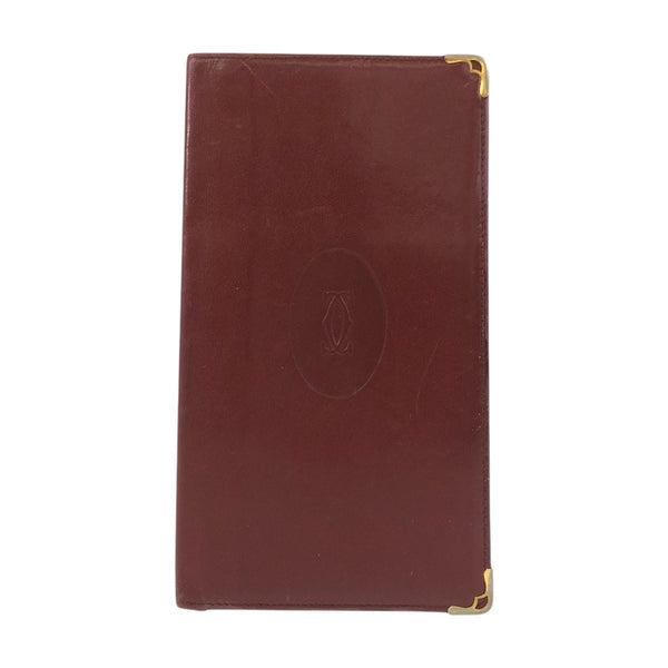 Cartier Must Line Leather Long Wallet
