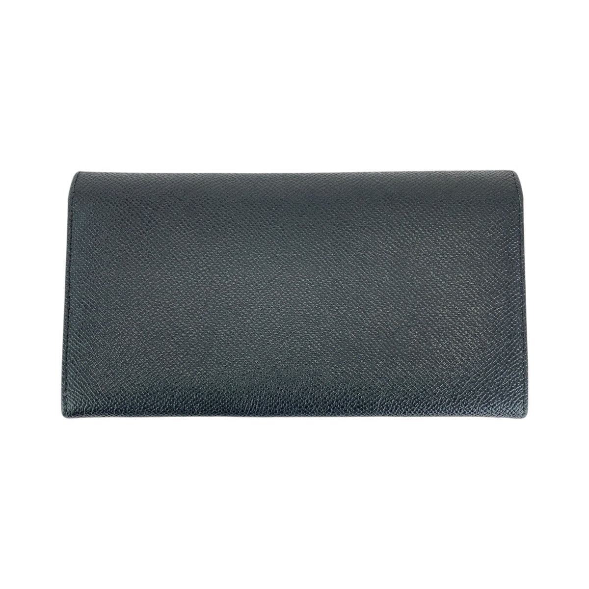 Bvlgari Black Leather Long Wallet