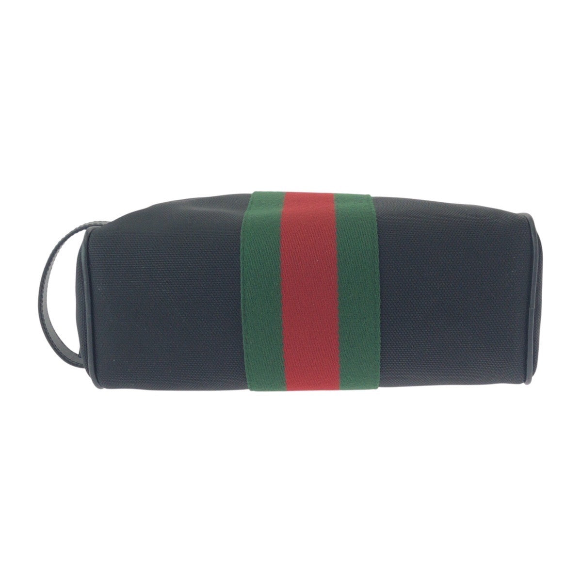 Gucci Canvas Leather Clutch Bag Black