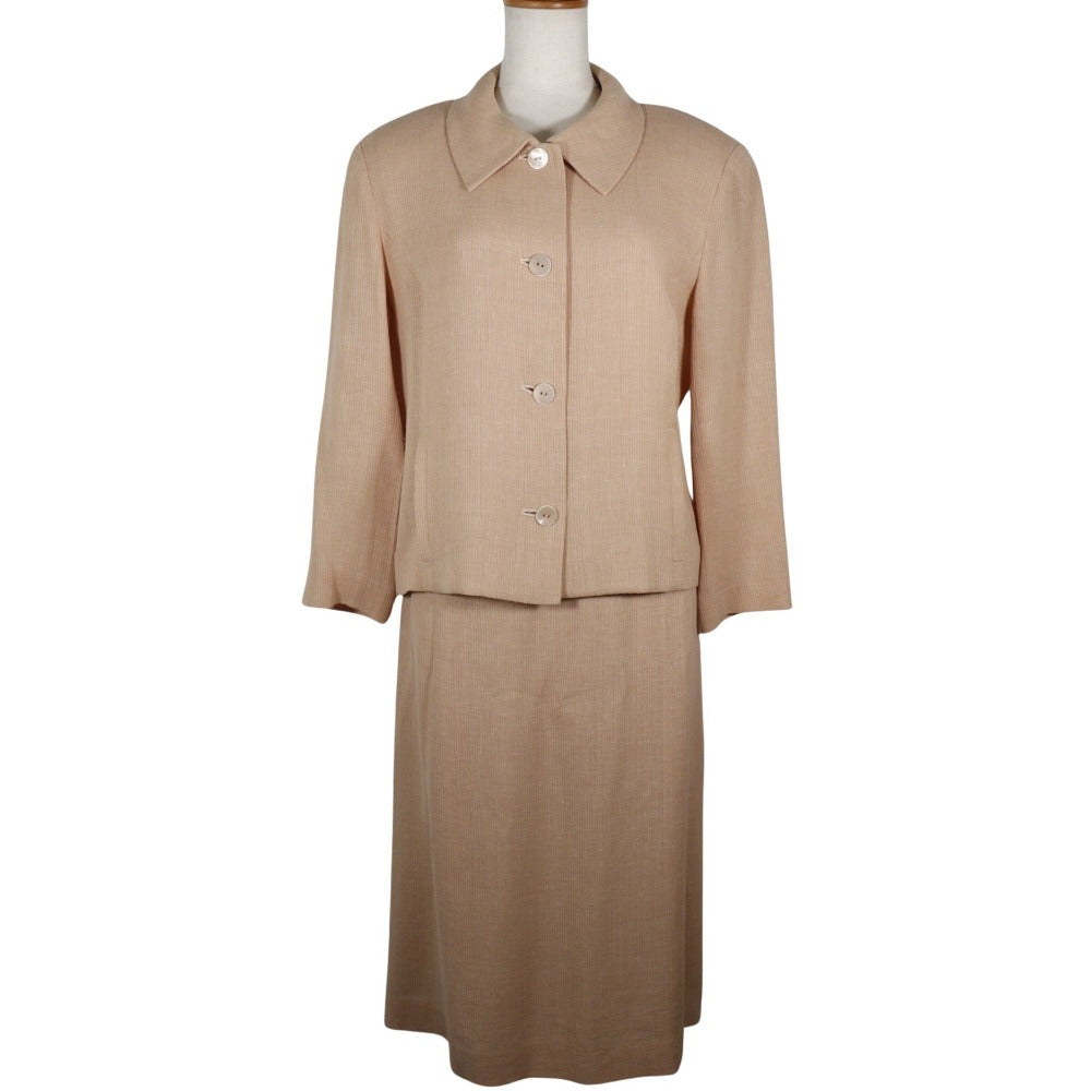 Chloe Linen Cotton Set Beige Jacket