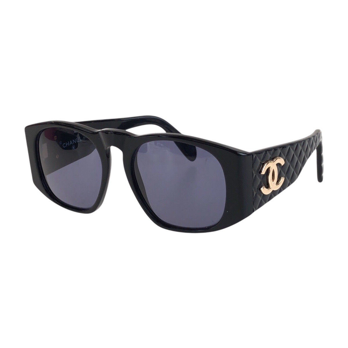 Chanel Vintage Matelassé Coco Mark Sunglasses