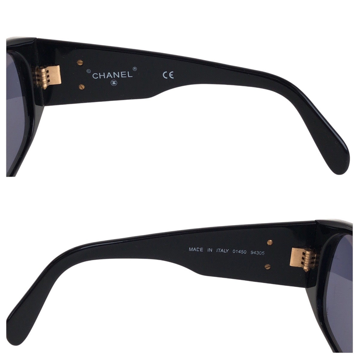 Chanel Vintage Matelassé Coco Mark Sunglasses