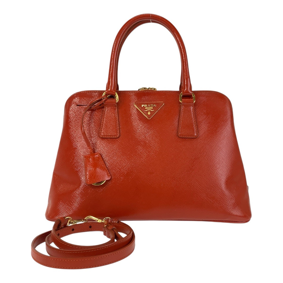 Prada Saffiano Leather 2way Handbag