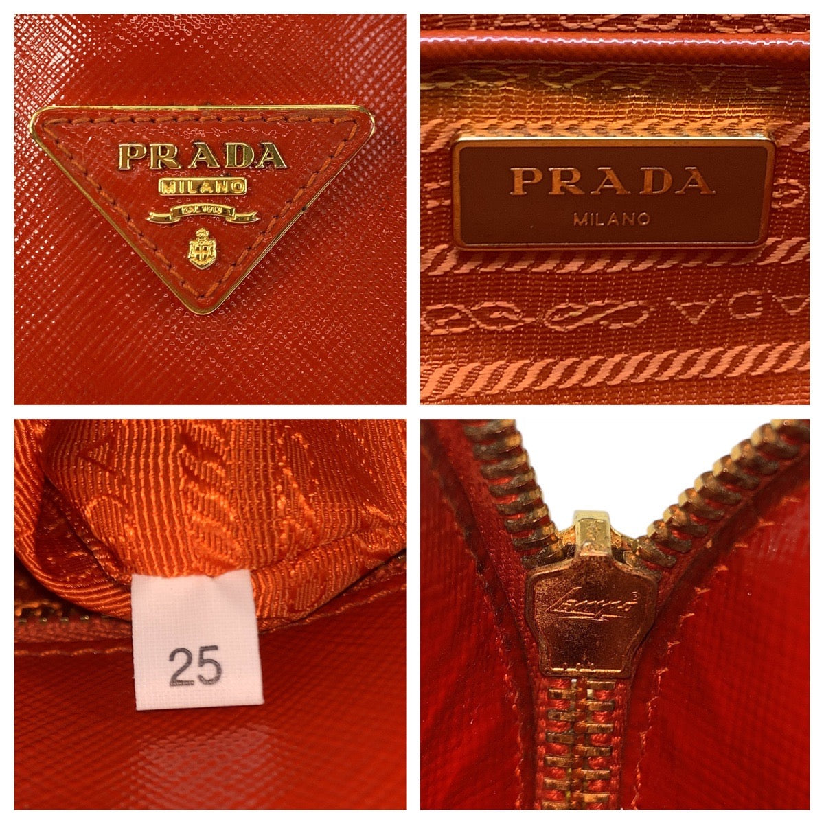 Prada Saffiano Leather 2way Handbag