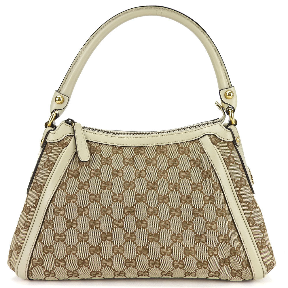 Gucci GG Canvas Leather Shoulder Bag 282298