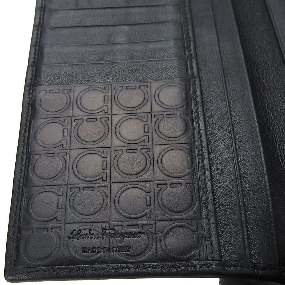 Salvatore Ferragamo Gancini PVC Leather Wallet