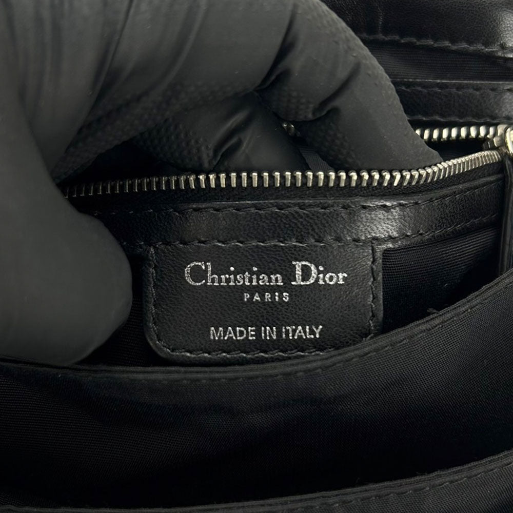 Dior Leather Shoulder Bag Black