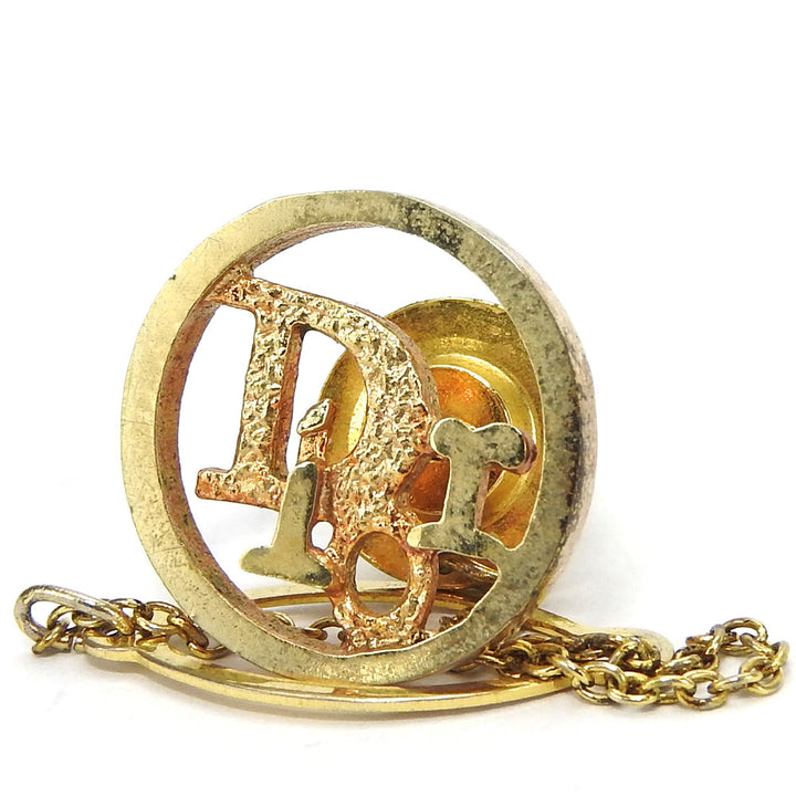 Christian Dior Metal Brooch Gold