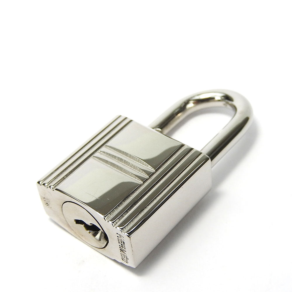 Hermes Cadena Keychain Silver